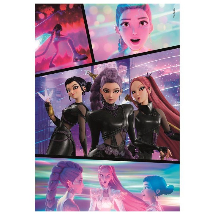 Clementoni - K-Pop Demon Hunters - Puzzle 300 Pieces - Puzzle enfant - Des 7 ans - Rumi, Mira et Zoey - Netflix Clementoni - K-Pop Demon Hunters - Puzzle 300 Pieces - Puzzle enfant - Des 7 ans - Rumi, Mira et Zoey - Netflix