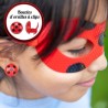 Déguisement Ladybug - Masque Yoyo Miroir Boucles d'oreilles Kwami Tik