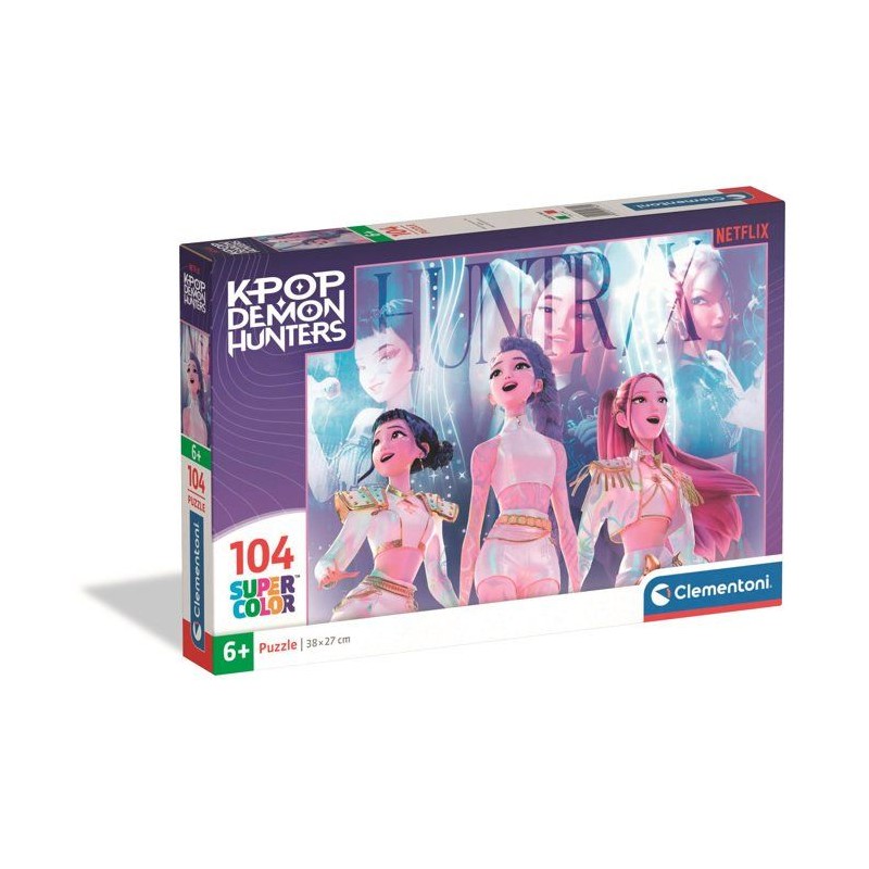 Clementoni - K-Pop Demon Hunters - Puzzles 104 Pieces - Puzzle enfant