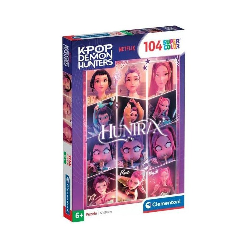 Clementoni - K-Pop Demon Hunters - Puzzles 104 Pieces - Puzzle enfant