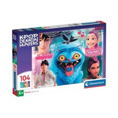 Clementoni - K-Pop Demon Hunters - Puzzles 104 Pieces - Puzzle enfant