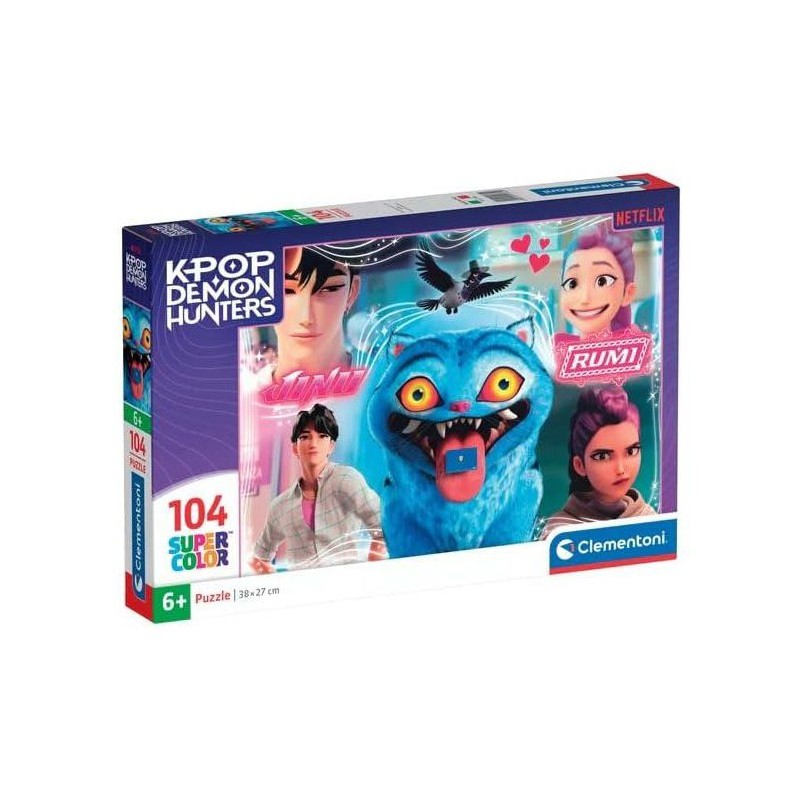 Clementoni - K-Pop Demon Hunters - Puzzles 104 Pieces - Puzzle enfant