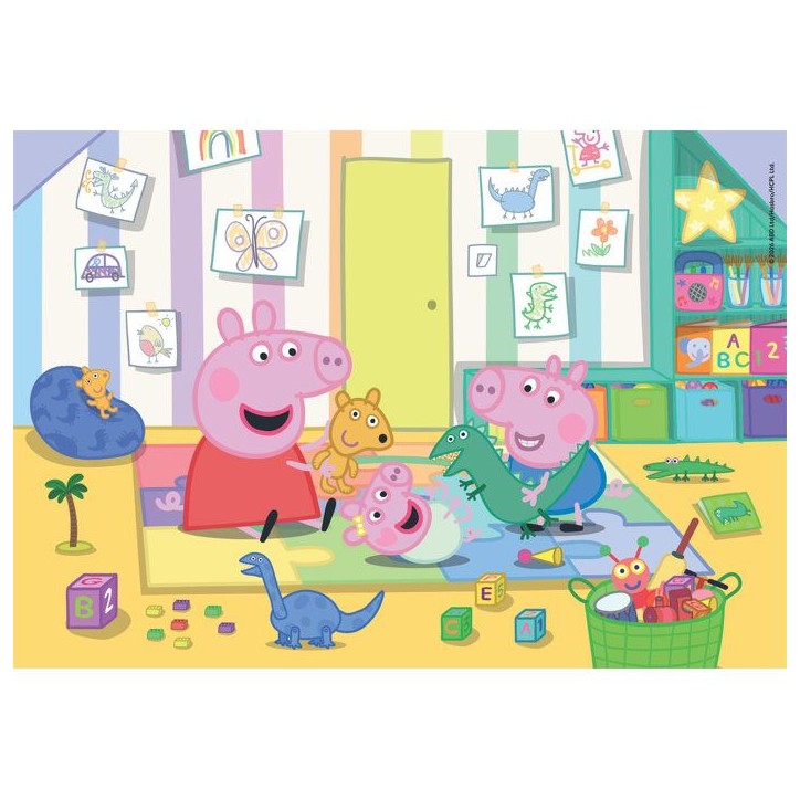 CLEMENTONI - 2x20 pieces - Peppa Pig