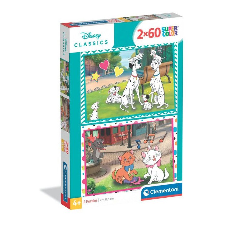 CLEMENTONI - 2x60 pieces - Disney Classic CLEMENTONI - 2x60 pieces - Disney Classic
