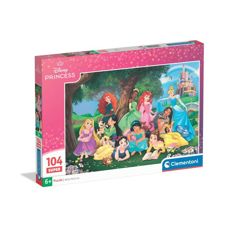 CLEMENTONI - 104 pieces Super - Disney Princess