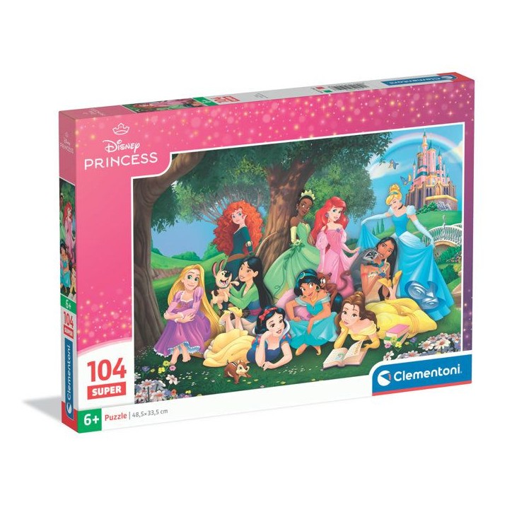 CLEMENTONI - 104 pieces Super - Disney Princess