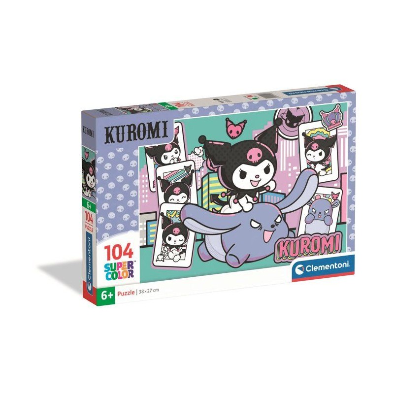 Puzzle 104 pieces - Clementoni - Kuromi - Puzzle Enfant - Des 6 ans -
