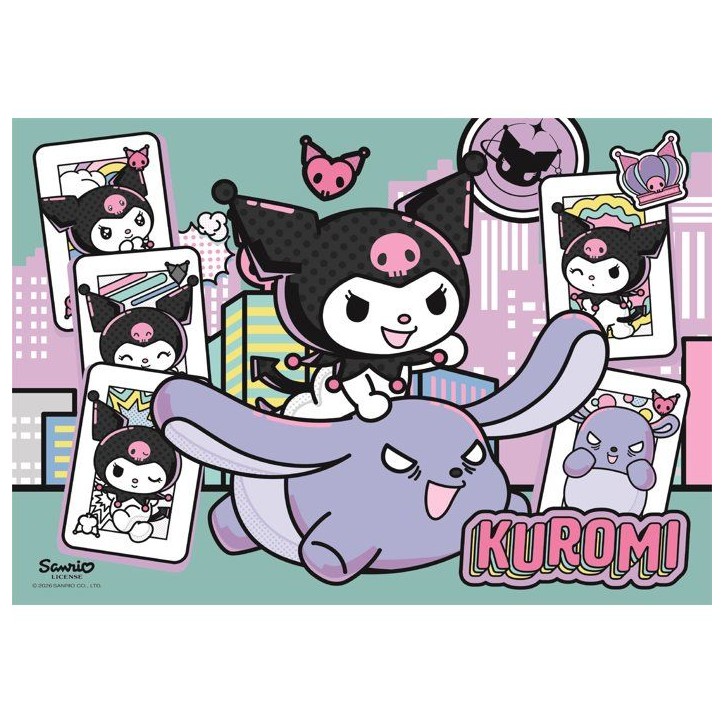 Puzzle 104 pieces - Clementoni - Kuromi - Puzzle Enfant - Des 6 ans - Pieces Super Color Puzzle 104 pieces - Clementoni - Kuromi - Puzzle Enfant - Des 6 ans - Pieces Super Color