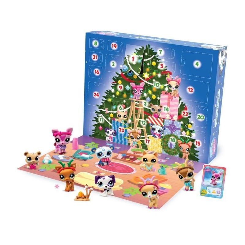 Calendrier de l'Avent - BANDAI - Littlest Pet Shop avec surprises quot Calendrier de l'Avent - BANDAI - Littlest Pet Shop avec surprises quot