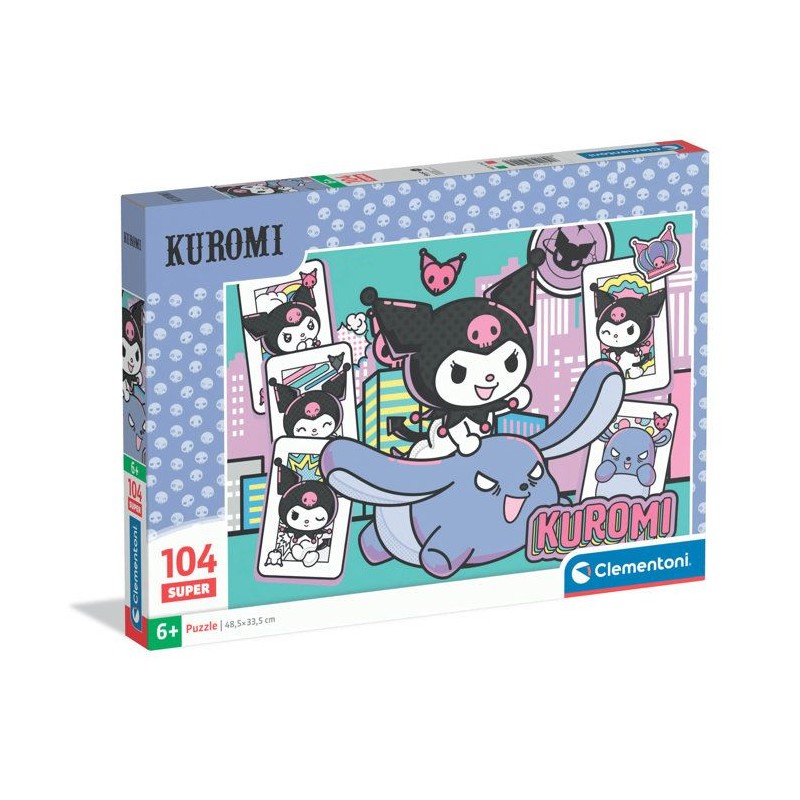 Puzzle 104 pieces - Clementoni - Kuromi - Puzzle Enfant - Des 6 ans -