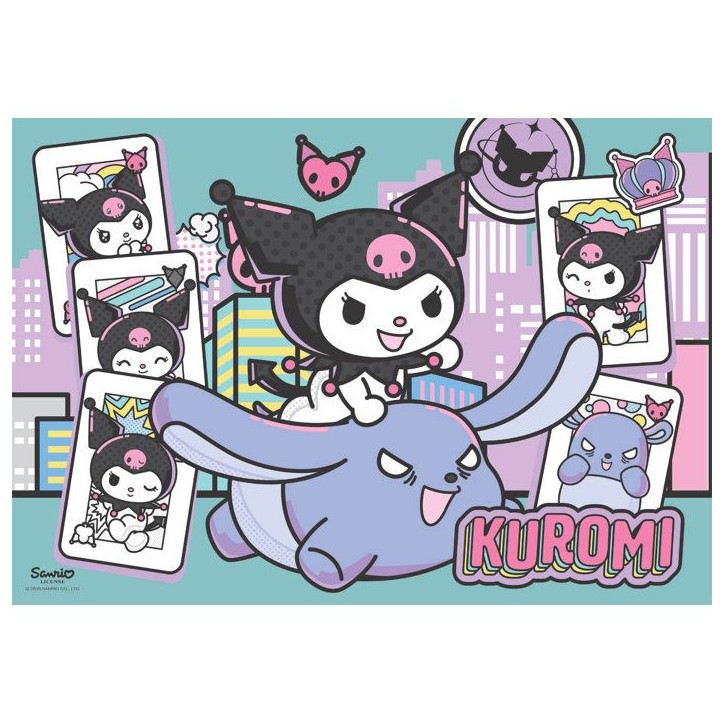 Puzzle 104 pieces - Clementoni - Kuromi - Puzzle Enfant - Des 6 ans - Pieces Super Puzzle 104 pieces - Clementoni - Kuromi - Puzzle Enfant - Des 6 ans - Pieces Super