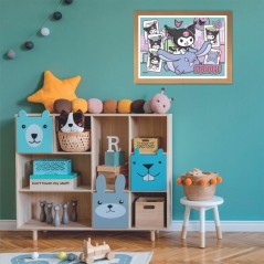 Puzzle 104 pieces - Clementoni - Kuromi - Puzzle Enfant - Des 6 ans -