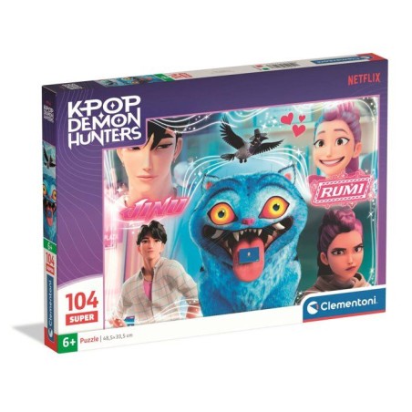 Clementoni - K-Pop Demon Hunters - Puzzles 104 Pieces Super - Puzzle e