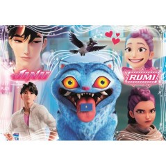 Clementoni - K-Pop Demon Hunters - Puzzles 104 Pieces Super - Puzzle enfant - Des 6 ans - Juni - Rumi - Netflix - 48.5 x 33.3