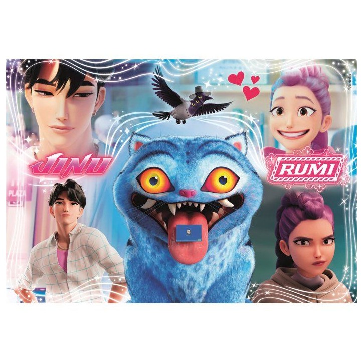 Clementoni - K-Pop Demon Hunters - Puzzles 104 Pieces Super - Puzzle enfant - Des 6 ans - Juni - Rumi - Netflix - 48.5 x 33.3 Clementoni - K-Pop Demon Hunters - Puzzles 104 Pieces Super - Puzzle enfant - Des 6 ans - Juni - Rumi - Netflix - 48.5 x 33.3