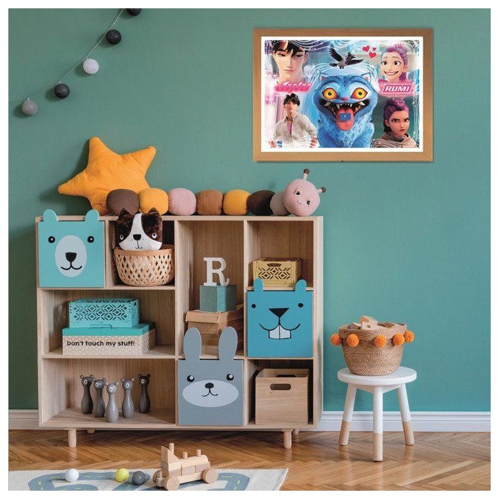 Clementoni - K-Pop Demon Hunters - Puzzles 104 Pieces Super - Puzzle enfant - Des 6 ans - Juni - Rumi - Netflix - 48.5 x 33.3 Clementoni - K-Pop Demon Hunters - Puzzles 104 Pieces Super - Puzzle enfant - Des 6 ans - Juni - Rumi - Netflix - 48.5 x 33.3