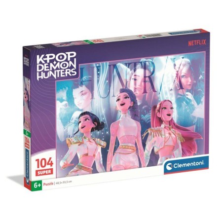 Clementoni - K-Pop Demon Hunters - Puzzles 104 Pieces Super - Puzzle e
