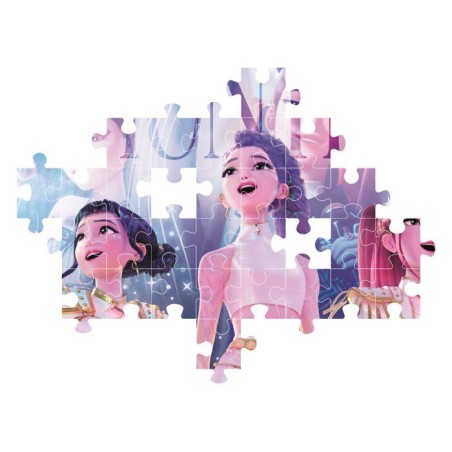 Clementoni - K-Pop Demon Hunters - Puzzles 104 Pieces Super - Puzzle enfant - Des 6 ans - Rumi, Mira et Zoey - 48.5 x 33.3