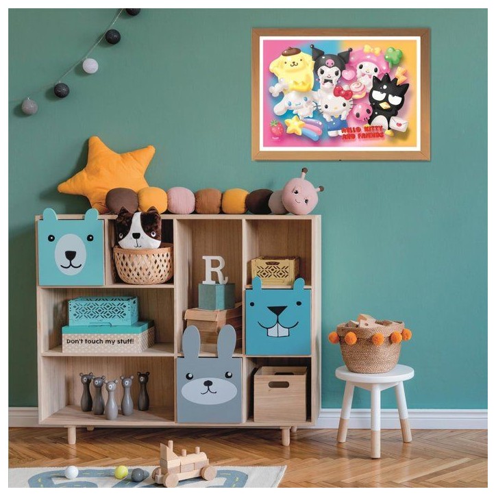 Puzzle 104 pieces - Clementoni - Hello Kitty et ses Amis - Puzzle Enfant - Des 6 ans - Pieces Super Puzzle 104 pieces - Clementoni - Hello Kitty et ses Amis - Puzzle Enfant - Des 6 ans - Pieces Super