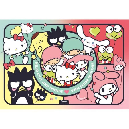 Puzzle 104 pieces - Clementoni - Hello Kitty et ses Amis - Puzzle Enfant - Des 6 ans - Pieces Super