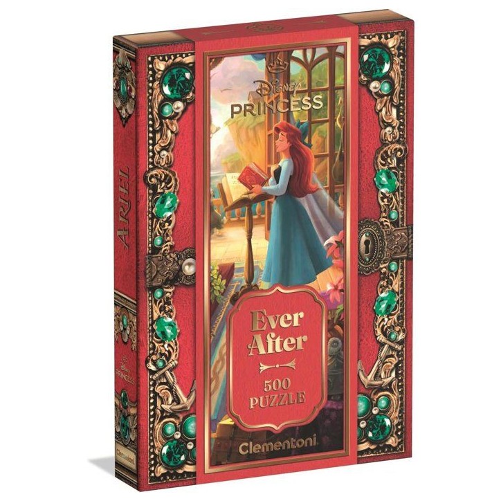 CLEMENTONI - Ever After - Puzzles 500 pieces - Disney Princesses - Ariel CLEMENTONI - Ever After - Puzzles 500 pieces - Disney Princesses - Ariel