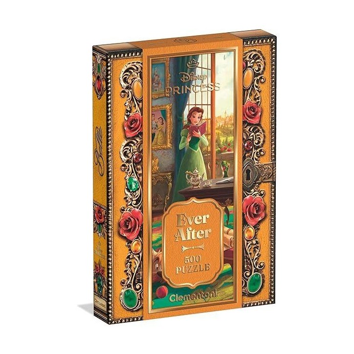 CLEMENTONI - Ever After - Puzzles 500 pieces - Disney Princesses - Belle CLEMENTONI - Ever After - Puzzles 500 pieces - Disney Princesses - Belle