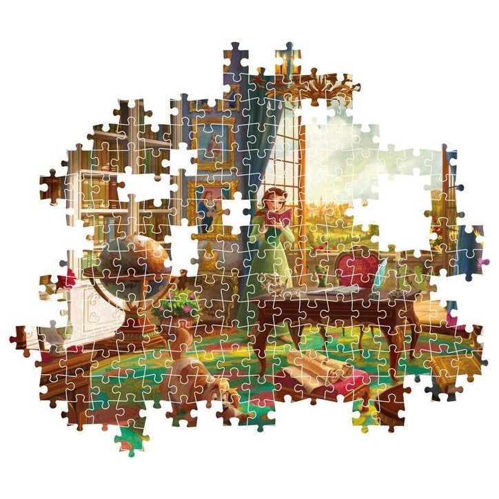 CLEMENTONI - Ever After - Puzzles 500 pieces - Disney Princesses - Belle CLEMENTONI - Ever After - Puzzles 500 pieces - Disney Princesses - Belle
