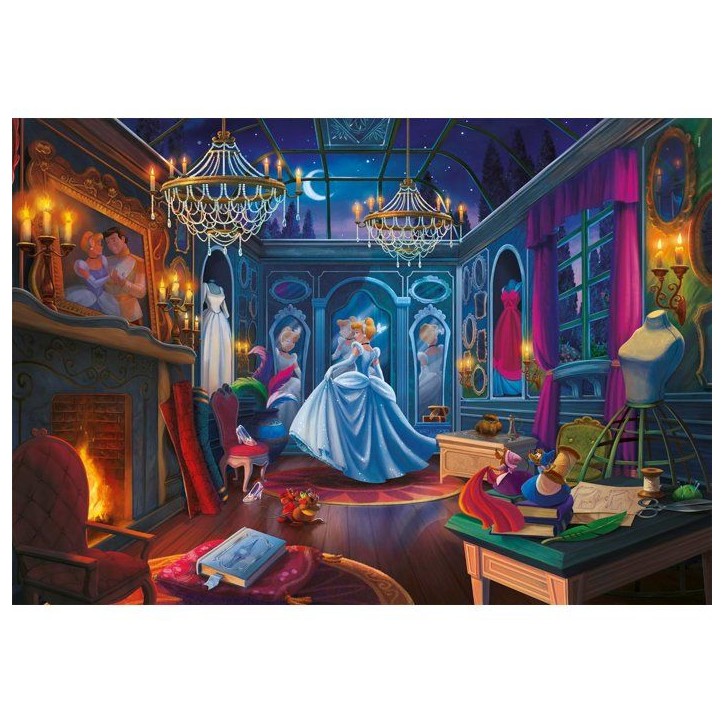 CLEMENTONI - Ever After - Puzzles 500 pieces - Disney Princesses - Jasmine CLEMENTONI - Ever After - Puzzles 500 pieces - Disney Princesses - Jasmine