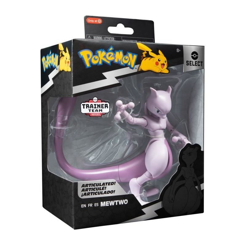 Figurine - BANDAI - Pokémon Mewtwo - 12 cm, ultra articulée et tres Figurine - BANDAI - Pokémon Mewtwo - 12 cm, ultra articulée et tres