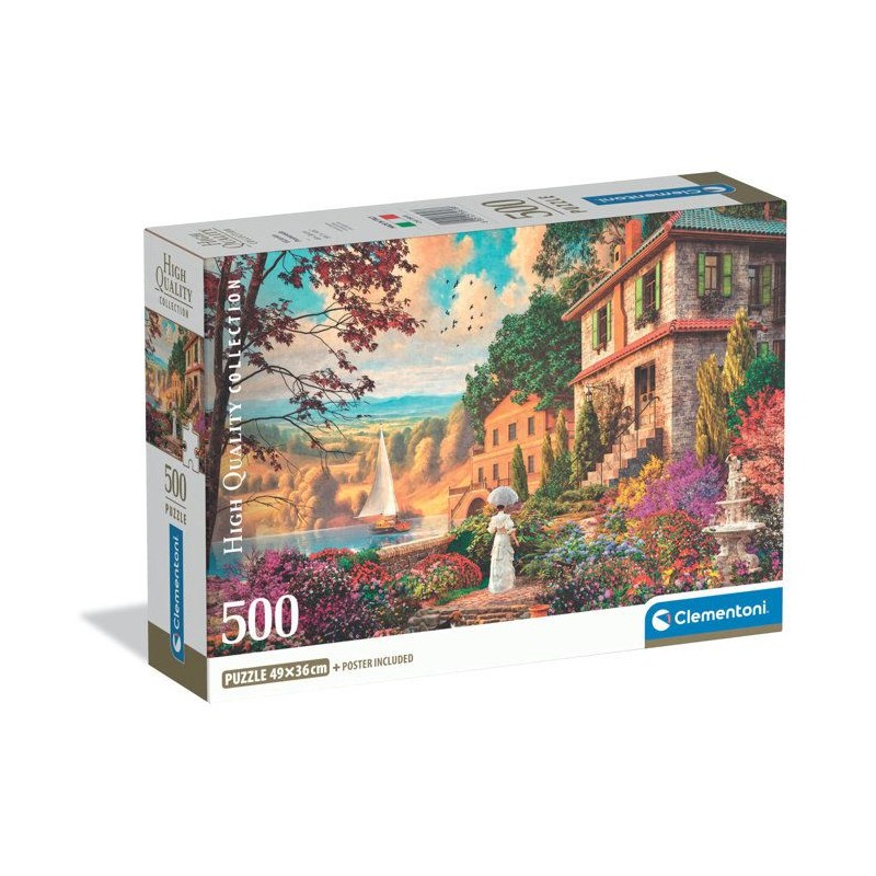 CLEMENTONI - Compact 500 pieces - Victorian Promenade