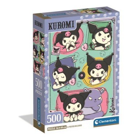 Puzzle 500 pieces - Clementoni - Kuromi - Puzzle Enfant - Des 8 ans