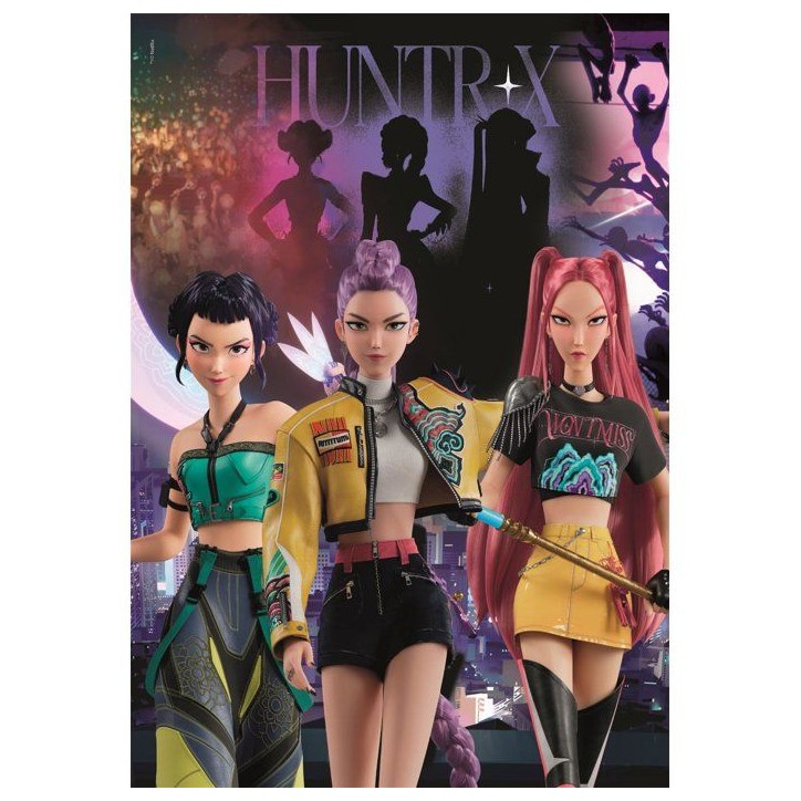 Clementoni - K-Pop Demon Hunters - Puzzle 500 Pieces - Puzzle enfant - Rumi, Mira et Zoey - Des 8 ans - Netflix Clementoni - K-Pop Demon Hunters - Puzzle 500 Pieces - Puzzle enfant - Rumi, Mira et Zoey - Des 8 ans - Netflix