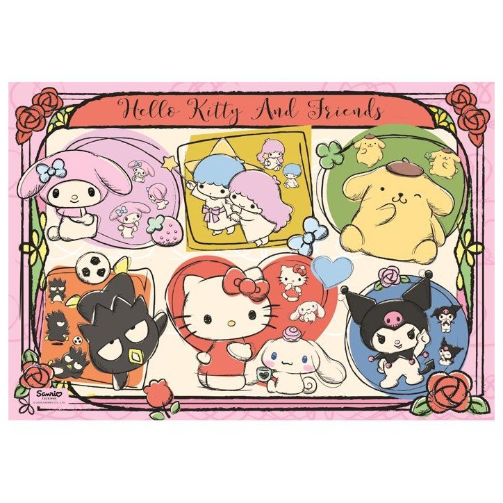 Puzzle 1000 pieces - Clementoni - Hello Kitty et ses Amis - Des 14 ans Puzzle 1000 pieces - Clementoni - Hello Kitty et ses Amis - Des 14 ans