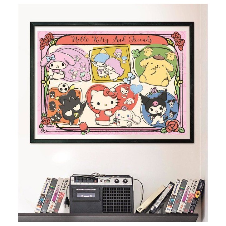Puzzle 1000 pieces - Clementoni - Hello Kitty et ses Amis - Des 14 ans Puzzle 1000 pieces - Clementoni - Hello Kitty et ses Amis - Des 14 ans