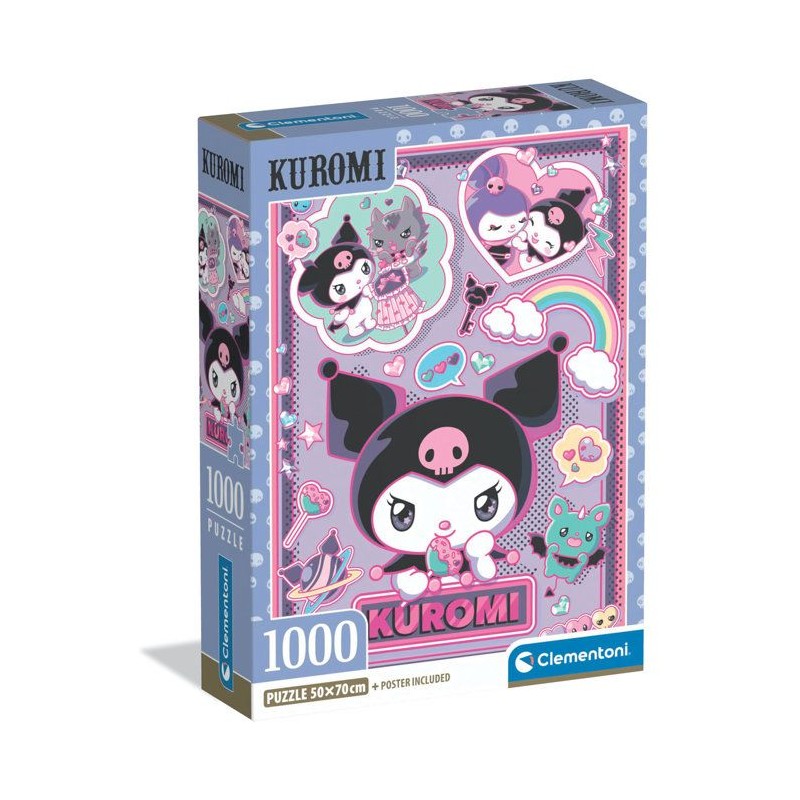 Puzzle 1000 pieces - Clementoni - Kuromi - Des 14 ans