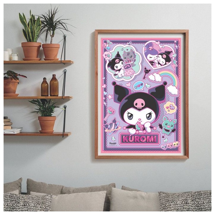 Puzzle 1000 pieces - Clementoni - Kuromi - Des 14 ans Puzzle 1000 pieces - Clementoni - Kuromi - Des 14 ans