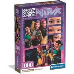 Clementoni - K-Pop Demon Hunters - Puzzle 1000 Pieces - Puzzle Adulte