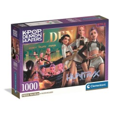 Clementoni - K-Pop Demon Hunters - Puzzle 1000 Pieces - Puzzle Adulte