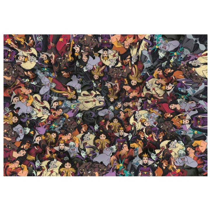 CLEMENTONI - Compact 1000 pieces - Impossible Disney Villains CLEMENTONI - Compact 1000 pieces - Impossible Disney Villains