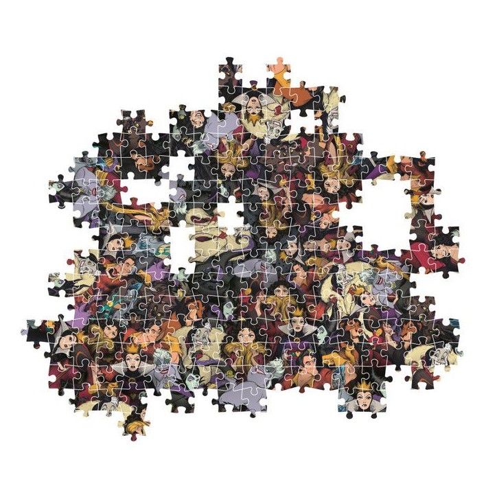 CLEMENTONI - Compact 1000 pieces - Impossible Disney Villains CLEMENTONI - Compact 1000 pieces - Impossible Disney Villains