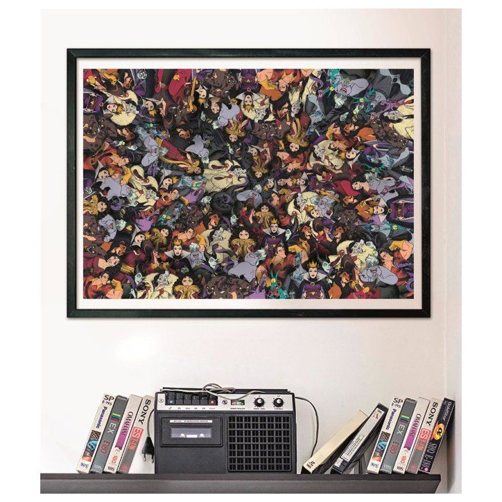 CLEMENTONI - Compact 1000 pieces - Impossible Disney Villains CLEMENTONI - Compact 1000 pieces - Impossible Disney Villains