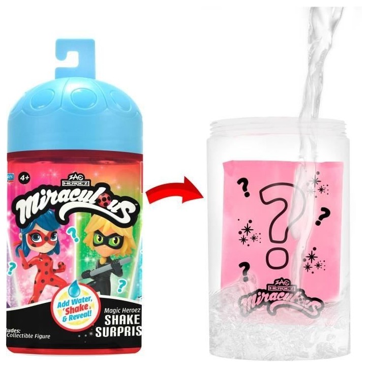 Poupées Chibi Color Change Surprise 10 cm - Miraculous Ladybug - BANDAI - Personnage aléatoire Poupées Chibi Color Change Surprise 10 cm - Miraculous Ladybug - BANDAI - Personnage aléatoire