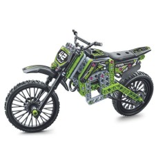 Motocross - CLEMENTONI - Mon Atelier Mécanique - Avec + 170 pieces - Des 8 ans - Fabriqué en Italie - Coffret de construction