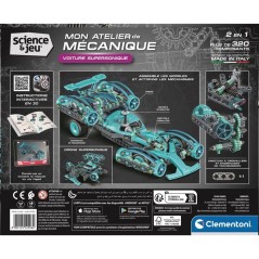 Voiture supersonique - CLEMENTONI - Mon Atelier Mécanique - 2 Modeles