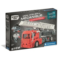 Camion de Pompier - CLEMENTONI - Mon Atelier Mécanique - Plus de 170