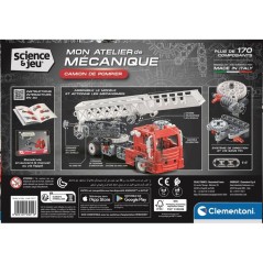 Camion de Pompier - CLEMENTONI - Mon Atelier Mécanique - Plus de 170