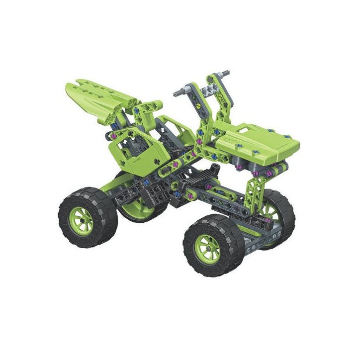 Monster Truck - CLEMENTONI - Mon Atelier Mécanique - Plus de 260 pieces - 2 en 1 - Des 8 ans - Fabriqué en Italie Monster Truck - CLEMENTONI - Mon Atelier Mécanique - Plus de 260 pieces - 2 en 1 - Des 8 ans - Fabriqué en Italie