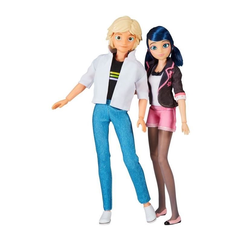 Pack de 2 Poupées - BANDAI - Miraculous - P50377 - Marinette & Adrien Pack de 2 Poupées - BANDAI - Miraculous - P50377 - Marinette & Adrien
