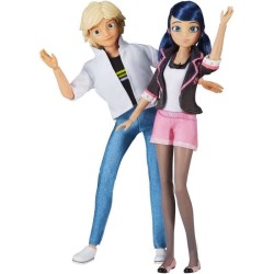 Pack de 2 Poupées - BANDAI - Miraculous - P50377 - Marinette & Adrien