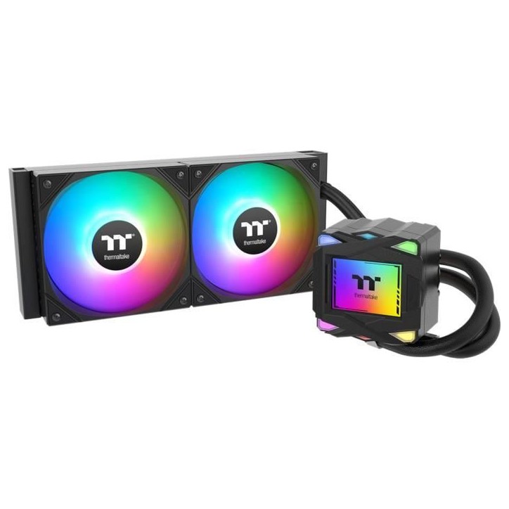 THERMALTAKE - LA240 ARGB Sync - Watercooling AIO - Ventilateurs 120mm - ARGB Intel AMD - Noir THERMALTAKE - LA240 ARGB Sync - Watercooling AIO - Ventilateurs 120mm - ARGB Intel AMD - Noir